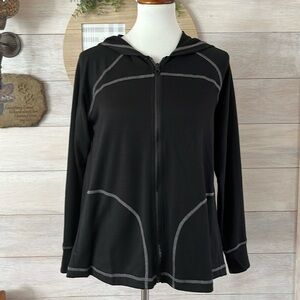 NWT DG Downtime Black Hooded Jacket XS